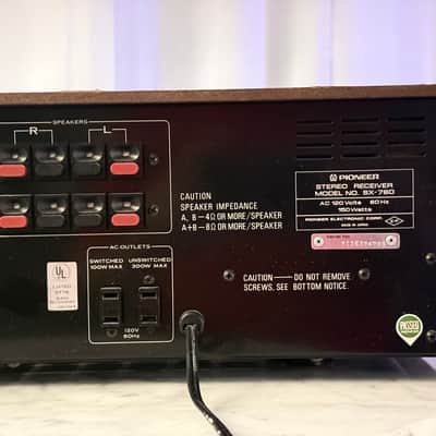 ✨ Pioneer SX-780 Vintage Stereo Receiver – Serviced, Warm LED Lamps, Wood Case, Tested – BVA image 13