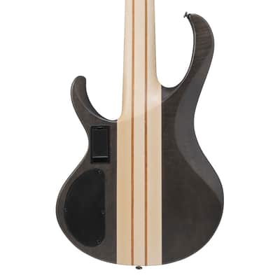 Ibanez BTB605TGF BTB Standard 5-String Bass Guitar - Transparent Gray Flat image 7
