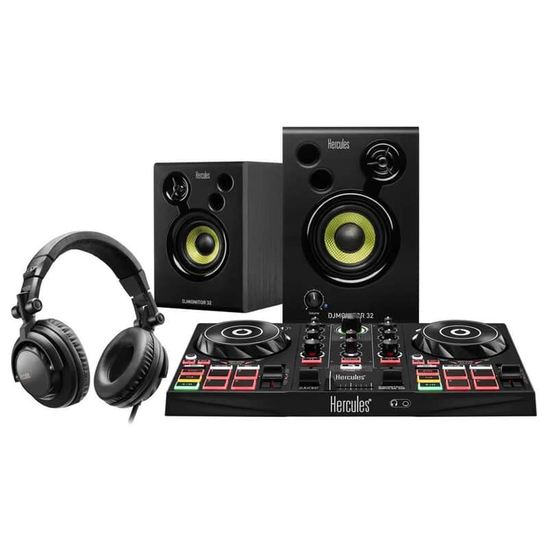 Hercules DJ DJLearning Kit w/ DJControl Inpulse 200, Speakers, and Headphones image 1