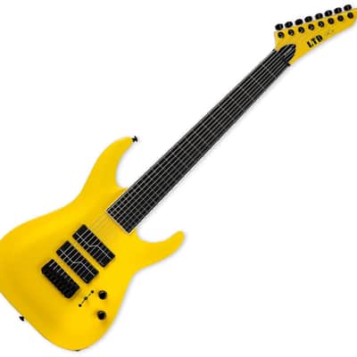 ESP LTD SC-608 Baritone Stephen Carpenter Guitar Yellow B-Stock image 1