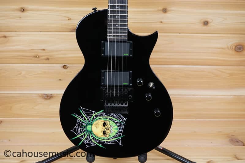 ESP LTD Kirk Hammett KH-3 Spider 30th Anniversary Edition Electric Guitar - Black image 1