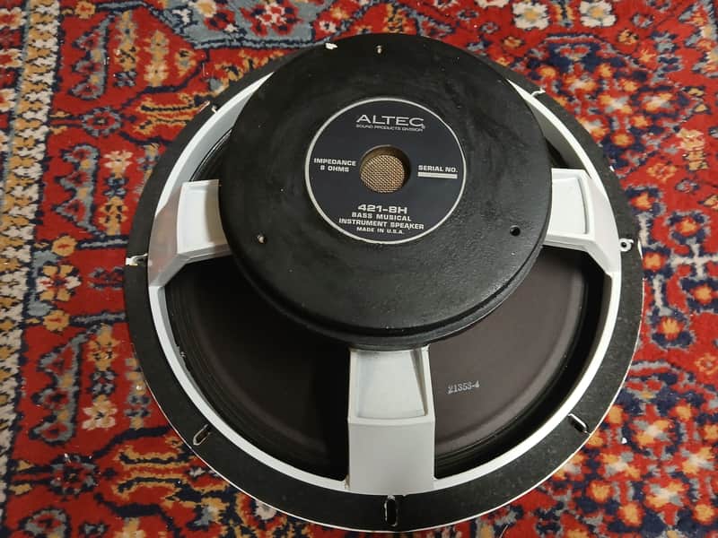Altec 421 8H 15" 8 Ohm Speaker Sounds Excellent image 1