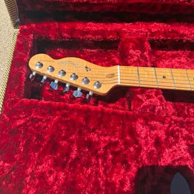 2012 - Fender Select Carved top Telecaster (Amber) image 6
