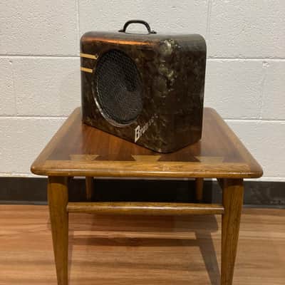 Bronson Mother of Pearl lap steel amp 1947 - Black MOP image 2