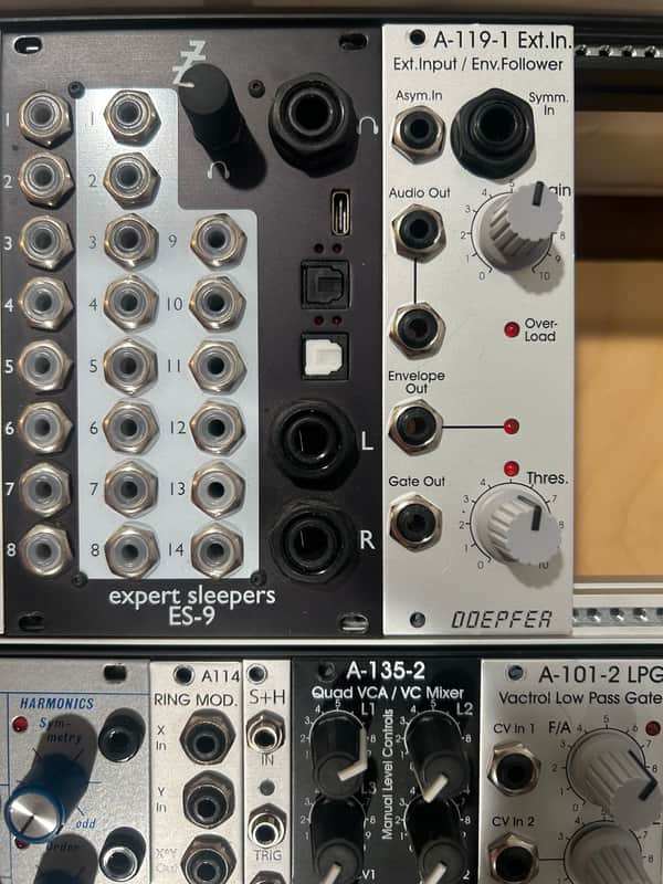 Expert Sleepers ES-9 USB Interface Eurorack Synth Module 2020 - Present - Black image 1