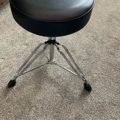 DW DWCP5100 5000 Series Round Drum Throne with Oversized Locking Nut 2010s - Chrome image 3