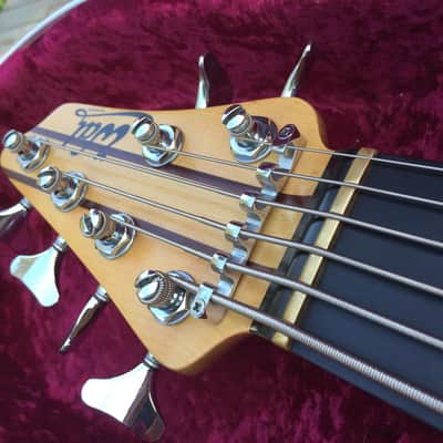 Beautiful Wal MK3 6-String Bass - Shedua Facings, Mahogany core, Indian Ebony fretboard - NICE! image 10