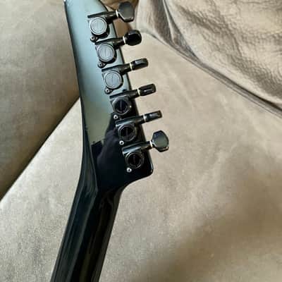 Greco Guitar Device with Kahler MTX-85 Explorer 1985 - Black image 5