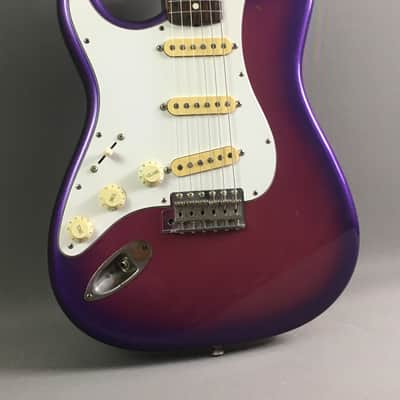 LEFTY! Vintage Fender Stratocaster 1987 Purple Haze Sunburst Metallic Rare Strat Guitar Relic Kuwabara 7.2 lb HSC image 16