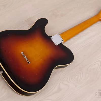 1983 Fender Telecaster Custom ‘62 Vintage Reissue TL62B-70 Sunburst A-Serial, Japan MIJ Fujigen telecaster custom 1983 - vintage sunburst image 6