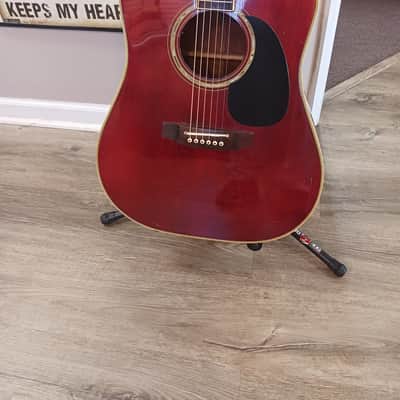 Takamine EP325SRCA 1992 - Candy Apple Red image 7