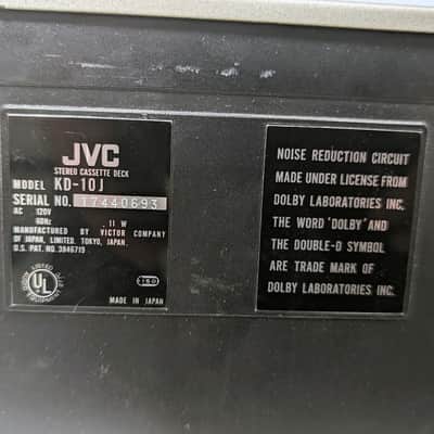 JVC KD-10 Stereo Cassette Deck - 1978 image 15