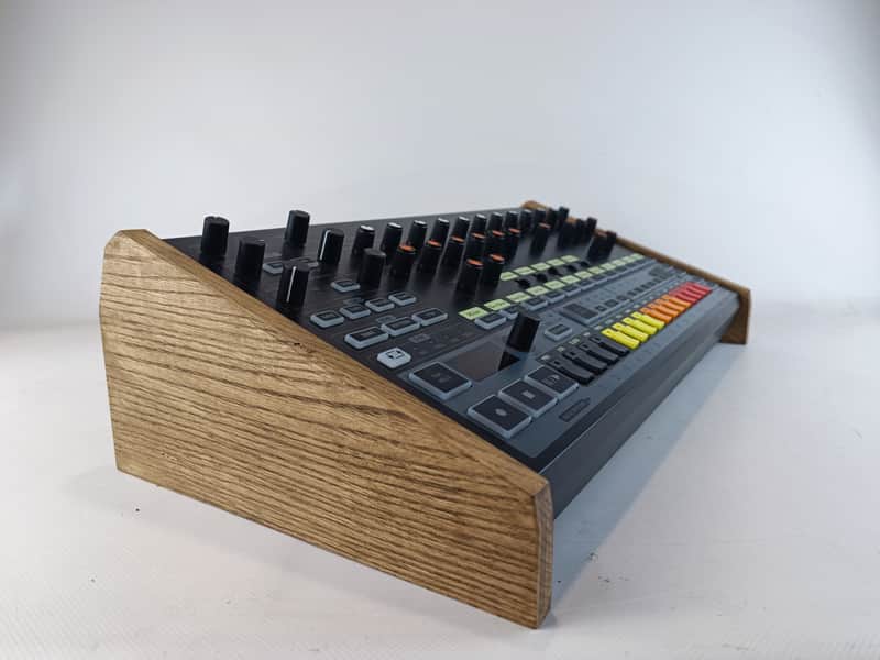 Behringer RD8 RD9 MK2 Real Oak Wood Stand Side panel Drum Machine Wooden Stand image 1