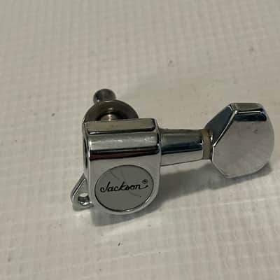 2000's Jackson DK2 Dinky Guitar Chrome Jin Ho Korea Tuners Tuning Pegs 6 In Line (Incomplete Set) image 3