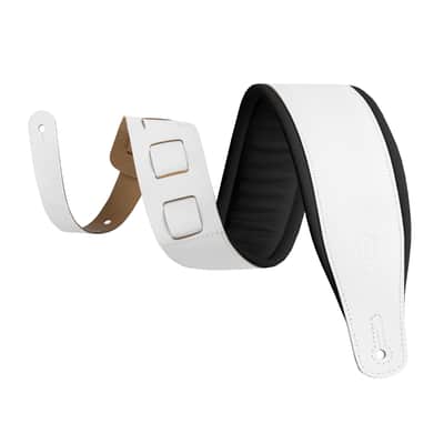 Levy's Amped Leather Series M26PD-BLK_WHT Black/White image 2