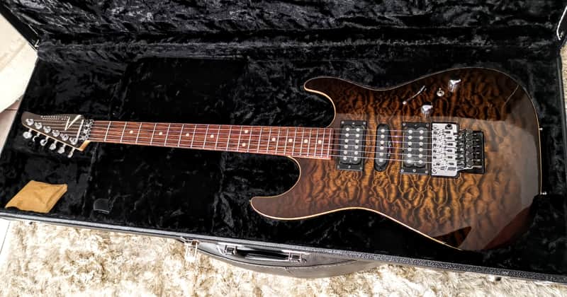Tom Anderson Drop Top Tiger Eye Burst 2010 image 1