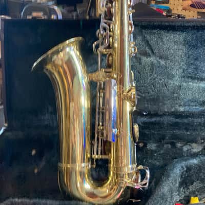 Yamaha YAS-23 Alto Saxophone MIJJapan w/ Case 1990s? - Gold image 6