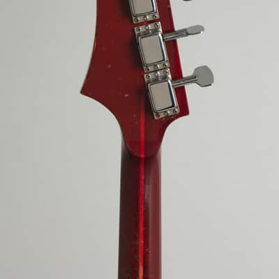 Guild Jet Star Solid Body Electric Bass Guitar (1966), ser. #SD-280, black tolex hard shell case. image 6