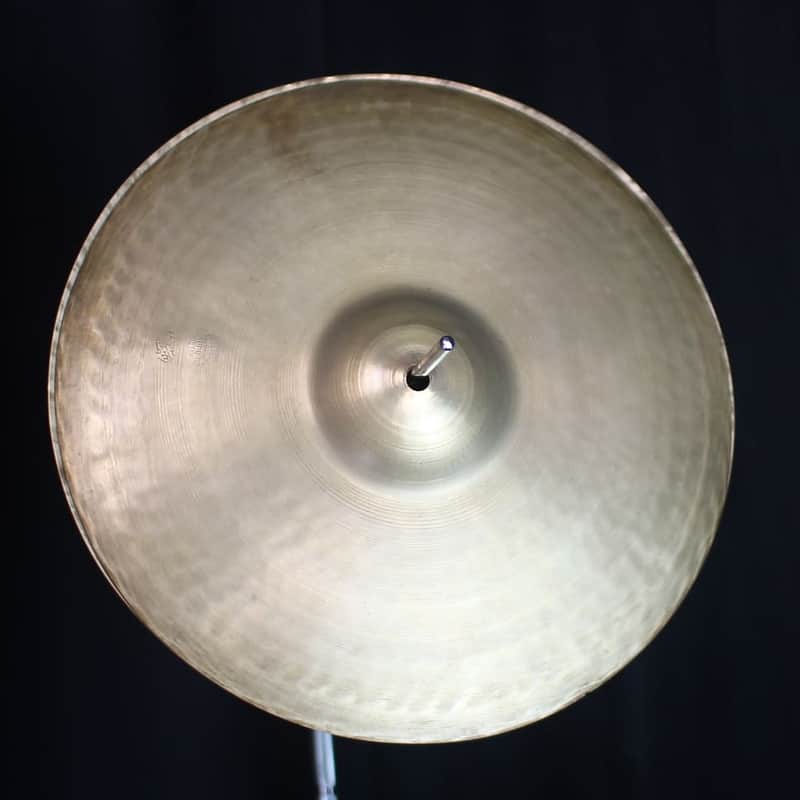 A. Zildjian 13" Pre-Transition Stamp Hi-Hat Cymbals (Pair) 1929 - 1945 image 1
