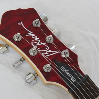 B.C. Rich Mockingbird Masterpiece Electric Guitar Dragon's Blood Red Quilt Finish + Hard Case image 13