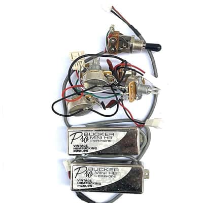 Epiphone Mini Humbucker Pickups with Wiring Harness image 2