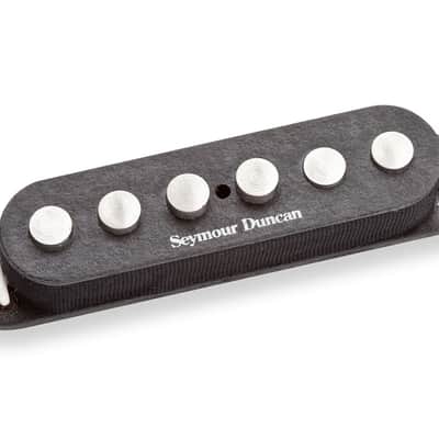 Seymour Duncan SSL-7 Quarter Pounder Staggered for Stratocaster, Black, 11202-09 image 2