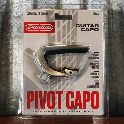Dunlop DPCSC Pivot Capo Satin Chrome Guitar Capo image 1