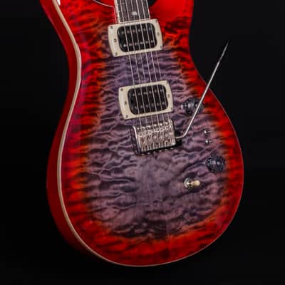 PRS SE Custom 24-08 - Quilt Package, Charcoal Cherry Burst image 4