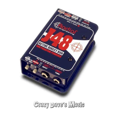 Radial J48 Phantom Powered Active Direct Box (Open Box) image 3