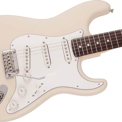 Fender Made in Japan Hybrid II Strat - Limited Run - Satin Sand Beige RW image 3