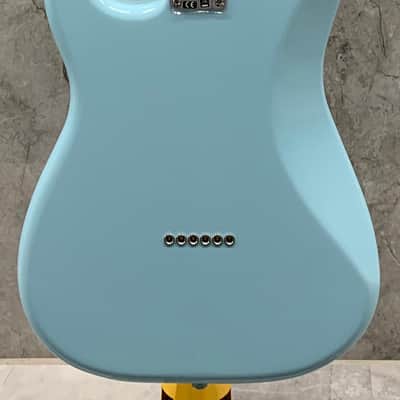 Fender Limited Edition Tom DeLonge Signature Stratocaster Daphne Blue image 2