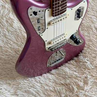 1965 Fender Jaguar Burgundy Mist Electric Guitar image 15