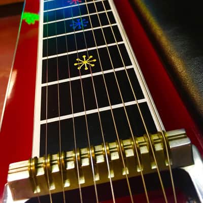 Rittenberry SD10 3x5 Standard Emmons E9 Pedal Steel Guitar Red Mica image 4