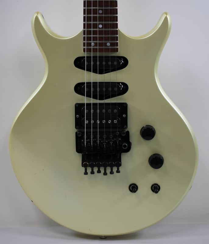 Hamer Steve SHAMER USA Steve Stevens Vintage 80's Electric Guitar - Floyd Rose - White 616426tevens 1980's - White image 1