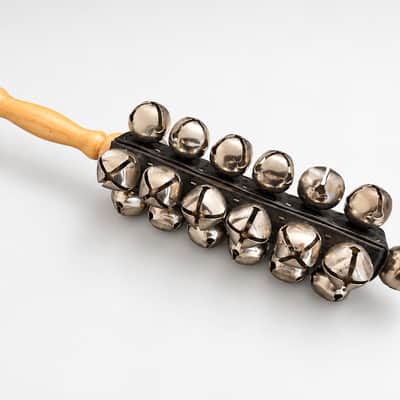 Unbranded 13-Bell Sleigh Bells with Wooden Handle – Hand Percussion image 3