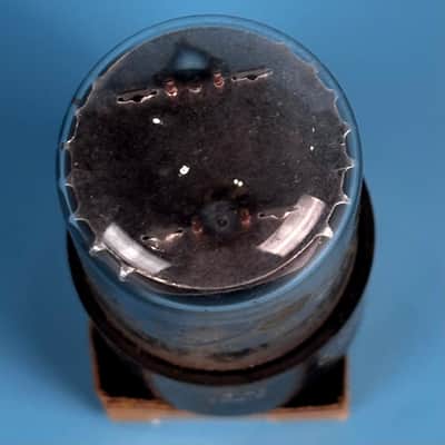 1954 General Electric 6SN7GT Vintage Grey Plated vacuum tube! Tests Good! T588 image 5