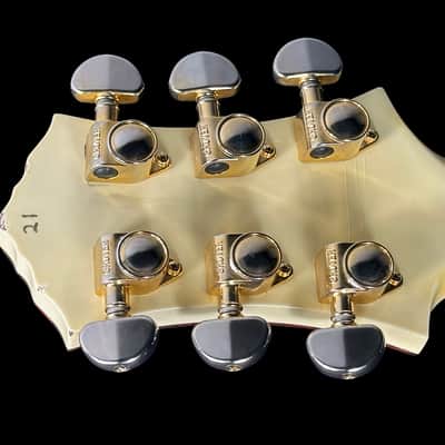 2015 Knaggs SSC II Steve Stevens Signature Singlecut ~ Creme with Tortoise Shell Binding image 9