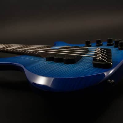 Dingwall ABHS 5-string, New Design 2017, 3x FDV w/SW, Darkglass, Wenge Neck, Solid Flame Maple Body image 2