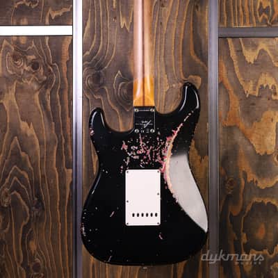Fender Custom Shop Limited Edition Mischief Maker - Heavy Relic - Aged Black Over Pink Paisley image 9