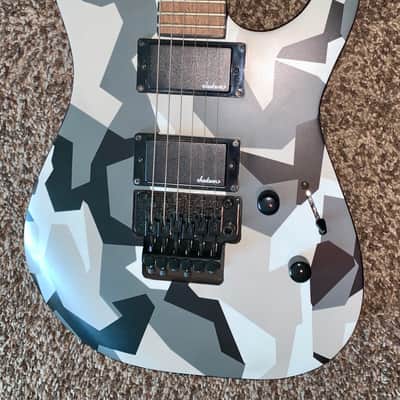 Jackson X Series Soloist SLX DX 6- String Camo Electric  Guitar (Winter Camo ) electric guitar image 3