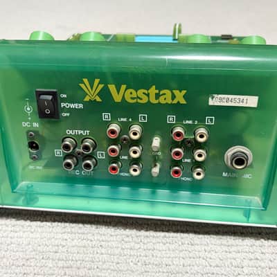 Vestax PMC-005A MKⅡ Blue Translucent DJ Mixer | Reverb