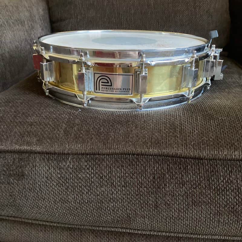 Percussion Plus 14x3.5 Brass Piccolo Snare Drum image 1