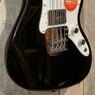 New Squier Paranormal Rascal Bass HH in Metallic Black, Support Brick N Mortar Stores, Shop Here! image 3
