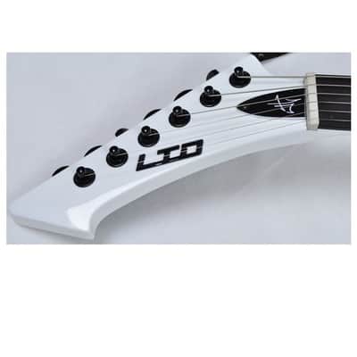 ESP LTD JH Snakebyte Left Handed Guitar Snow White B-Stock image 7