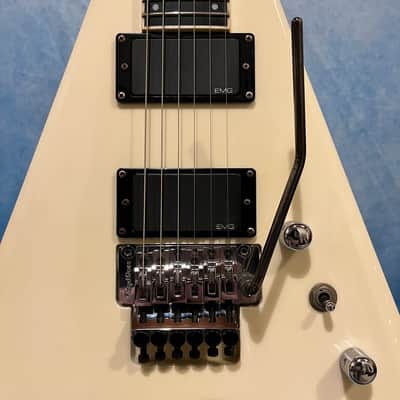 Edwards ESP E-RV 148 Flying V 2000s White Made in Japan image 3