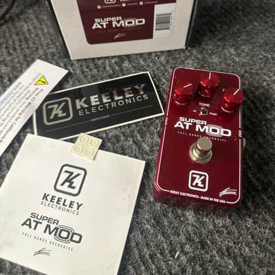 Keeley Super AT Mod Andy Timmons Signature Overdrive 2023 - Present - Red image 1
