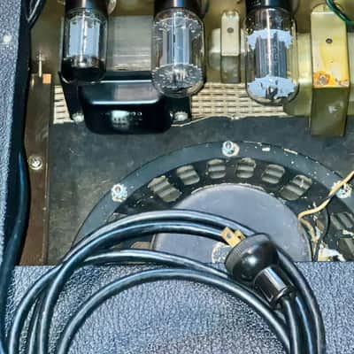 Wonderful Early 1965 Fender Vibrolux Reverb 2-Channel 35-Watt 2x10" Pre CBS Black Panel Combo Amp, This is a Fantastic Amplifier ! image 21