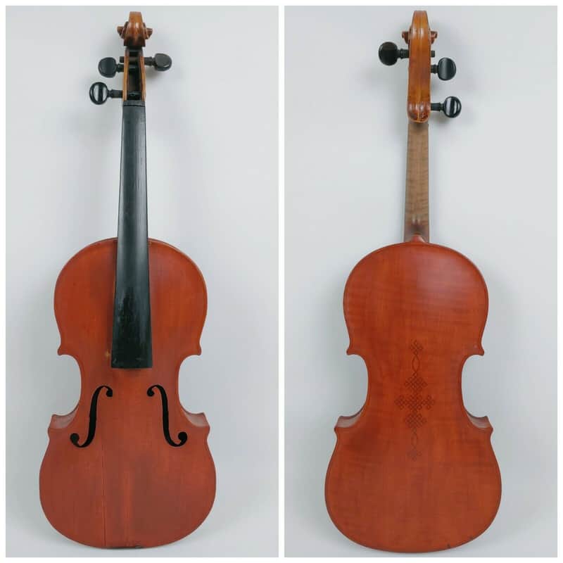 Vintage French 1824 Antonio Noel 4/4 Violin for Restoration - Has a Neck Graft image 1