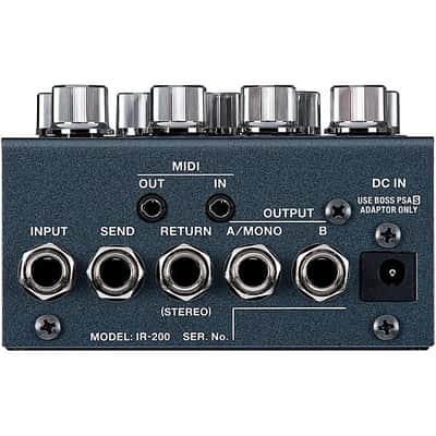 Boss IR-200 Amp and Cabinet Processor Effects Pedal Black image 3