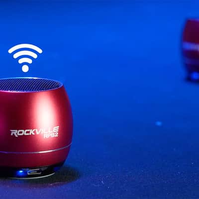 Rockville RPB2-RED Handheld Portable Bluetooth Speaker Great Sound+Wireless Link image 7